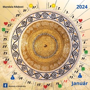 Kalendár šťastných dní 2024 – zlatý